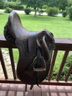 Saddle Supply  Endurance 17 x15    Brown Leather Western Style High Back Support