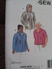 Kwik Sew 2865 Women s Front Zipper Jackets Sz 1x-2x-3x-4x New Uncut Ff