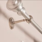 Allen   Roth 2-pack Brushed Nickel Curtain Rod Bracket New Hardware