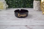 Vintage Ashtray Las Vegas Riviera Hotel Casino Delmonico Dino s Den Black Glass