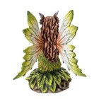 Pt Fairies Winged Earth Fairy In Green Dress Resin Figure