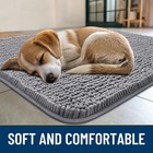 Dog Door Mat For Muddy Paws 30x20 Absorbs Moisture And Dirt Absorbent Non-slip
