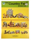 2 New Old Whitman Press Out Books Tiny Country Fair Construction Company 