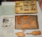 Vintage H j  Waite Canada Goose Decoy Bird Carving Kit 1 Flying 1 Decoy 1974
