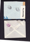 Kappys Postal History Argentina Two Registered  World War 2 Covers  Ph39