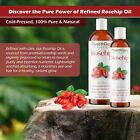 Rosehip Seed Oil Cold Pressed Refined 100  Pure Natural For Skin Face Hair