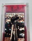 Super Bowl Xliv 2010 Nfl Commemorative Ticket Display W hologram Saints Colts