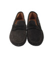 Atlanta Mocassin Womens Dark Brown Suede Flat Loafer Mocassin Shoes Size 10