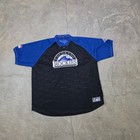 Vintage Willie Esco Colorado Rockies Baseball Jersey Black Blue Urban Xxxl 67