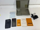 Vintage Hewlett-packard Hp-80 Financial Calculator With Case Charger Manual