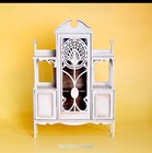1 12 Scale Miniatures Retro Storage Cabinet Unfinished Dollhouse Kit For Castle