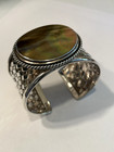 Cuff Bracelet Ring   Pendant - Pearl   Sterling Silver - Claudia Agudelo Exex