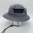 Hurley Men s Ventilated Beach Boonie Hat Summer Casual Solid Gray Size S m