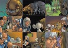 Bone Dragonslayer 1996 Comic Images Complete Base Card Set 90 Mc