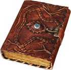 Hocus Pocus Spell Book Leather Journal Antique Book Of Shadows 7x5 Inch Brown