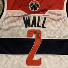 John Wall Nba Signed Custom Washington Wizards Basketball Jersey Autograph