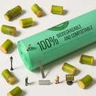 Trash Bags With Drawstring 100  Compostable Durable Garbage Bags 3 8 13   30 Gal