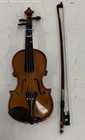 Unmarked Brown Wooden Violin Case
