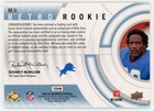 2009 Upper Deck Sp Authentic Retro Rookie Billy Sims Auto Game Used Jersey 63 75
