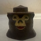 Vtg 60 s Smokey The Bear Says  snuffit  Accessory Auto Car Ashtray 3 1 2   