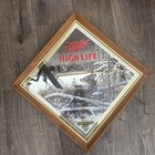Miller High Life Beer Diamond Wildlife Series Mirror Sign-deer-   opening Day   