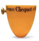 Vintage Veuve Clicquot Champagne Chiller  Ice Bucket Or Cooler  Orange   Brass