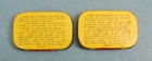 Two Automobile Glass Fuse Tins Union Fuses Large Size Jefferson Electric 5 Ag