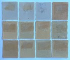 El Salvador 1896 Collection Of Unused Stamps With Official Overprint Scotto1 o29
