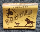 1940s   1950s The Alamo San Antonio Texas Souvenir Matchbook  