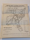 Vintage Mount Mitchell Motor Road Brochure Map North Carolina Souvenir Pamphlet