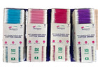 Swisspers Double Tipped Cotton Swabs 500 Per Pack - Box Of 12  3 Of Each Color