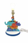 Vintage Noah s Ark Table Lamp Nursery Made In Usa Wood Kids Line 15   base Only