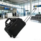 20 Inch Rolling Duffle Bag Carry On Luggage Airline Approved Weekender Suitcase