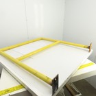 46  H X 42  Bolt Down Guardrail Hand Railing Protective Barrier Safety Yellow