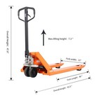 Apollolift Used 5500lb Hydraulic Hand Manual Pallet Jack Truck 48 x21  Fork Size