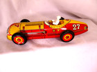 Marx Tin Litho  Vintage  Wind-up   mechanical Racer    27   Working With Driver