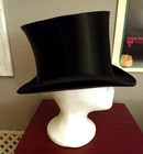 Top Hat Collapsible  Opera Hat Silk 1900 Germany  Luxury Quality  Size L