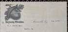 1894 Bernheim Bros Louisville Ky Whiskey Letterhead Acorn Logo Iw Harper Bourbon