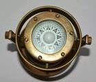 Antique Brass Nautical Gimbal Compass Vintage Ship Binnacle Gimballed Gift