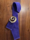 Charmant Signed Beverly Hills 80   s 80s Vintage Ribbed Purple Stretch Belt S M L
