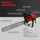 52cc Gasoline Chainsaw Powered Wood Cutting Engine Gas Crankcase Chain Saw