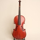  vb315  Antique 4 4 Czech Trade Violin Or Fiddle For Parts Or Repair