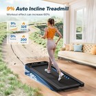 Merach T14 Portable Walking Pad Treadmill With 9  Auto Incline 2 5hp Quiet Motor