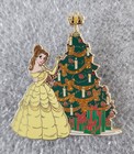 Disney Wdi Princess Belle beauty   The Beast w christmas Tree Le 250 Pin