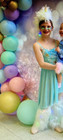 A Wish Come True Gorgeous Girls Lc Light Blue  Unicorn Costume One Owner