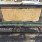 Vintage Wooden Gun Cleaning Kit Field Box Badger  Kit   Shooting Range Chest
