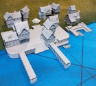 Ancrabourg European Port City 8 Buildings   Docks 6mm 1 285 Terrain Micro Armour