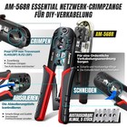 Ethernet Crimping Tool Kit 10in1 Rj45 rj11 Network Tool Kit With Rj45 Tester For