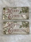 Set If Three Decorative Christmas Wreath Door Hangers Seasonal Christmas Decor