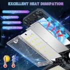 2 Pack Led Garage Lights 150w 15000lm Deformable Garage Ceiling Light Shop Light